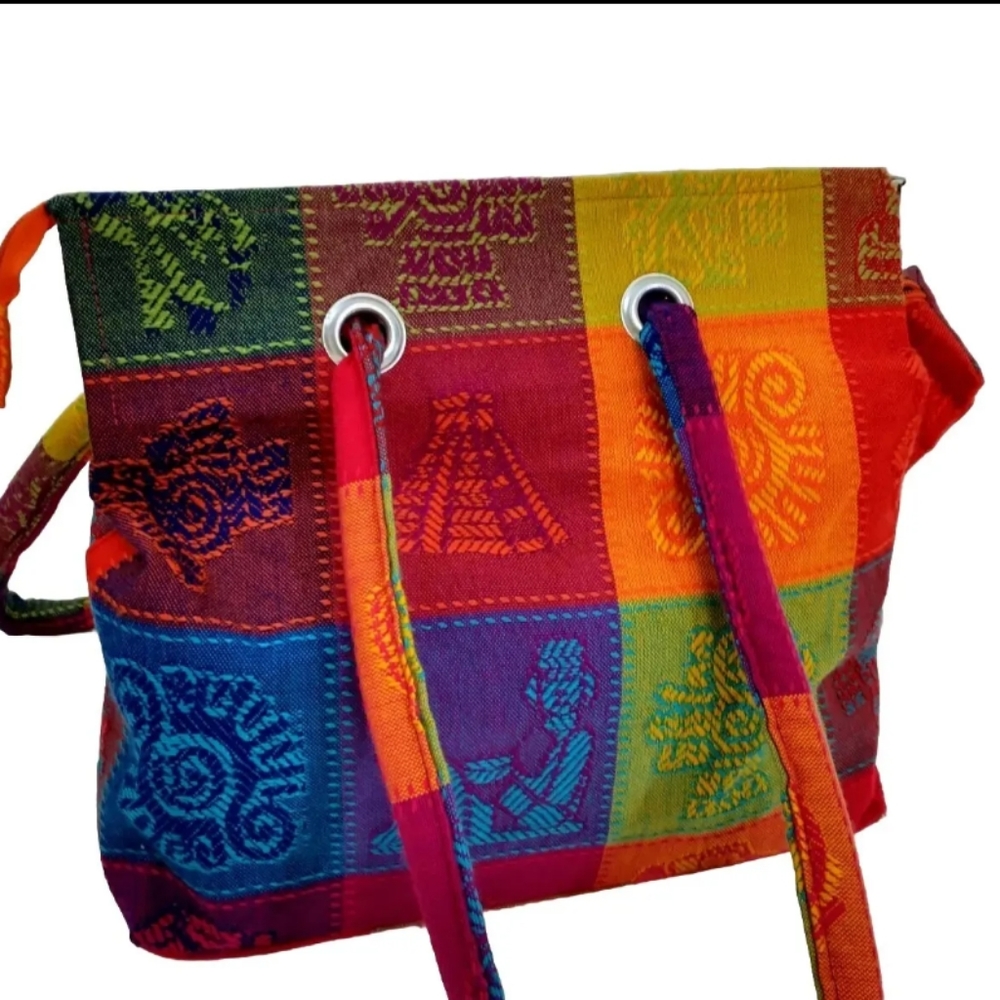 Costa Maya Mexico Travel Beach Tote Bag Multi Color